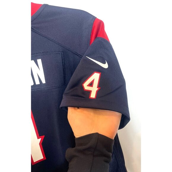 Nike Houston Texans NFL Jersey Deshaun Watson #4 Navy/Red Size Large Authentic - Picture 5 of 9